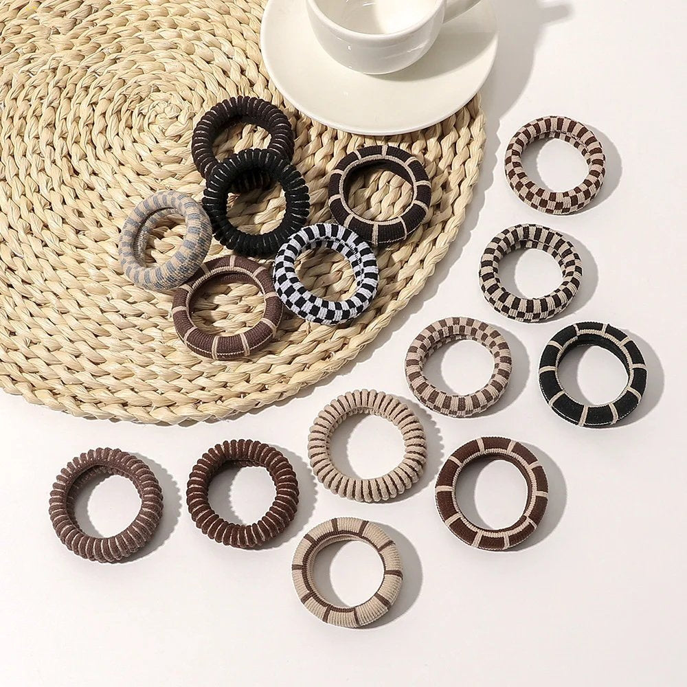 Knitted Lattice Scrunchies