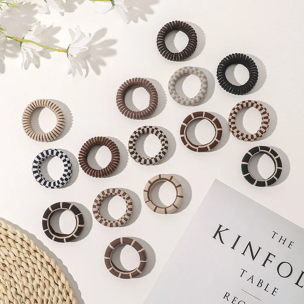 Knitted Lattice Scrunchies