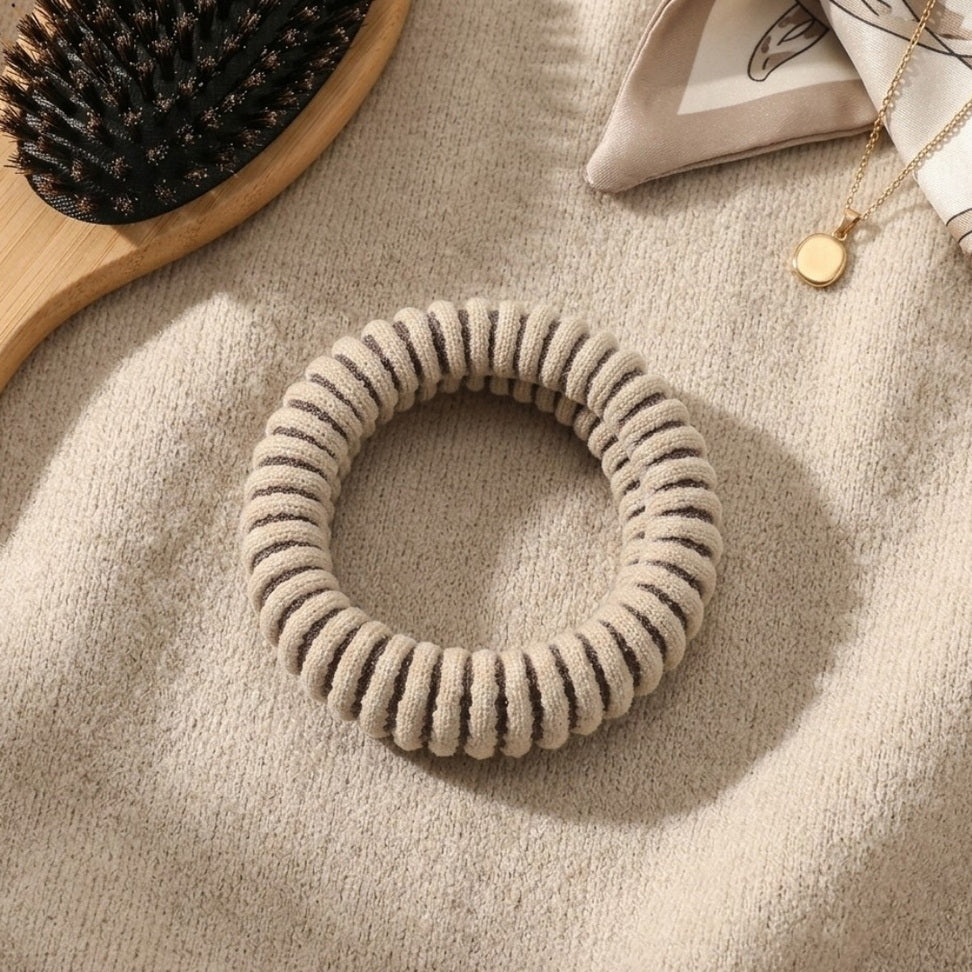 Knitted Lattice Scrunchies