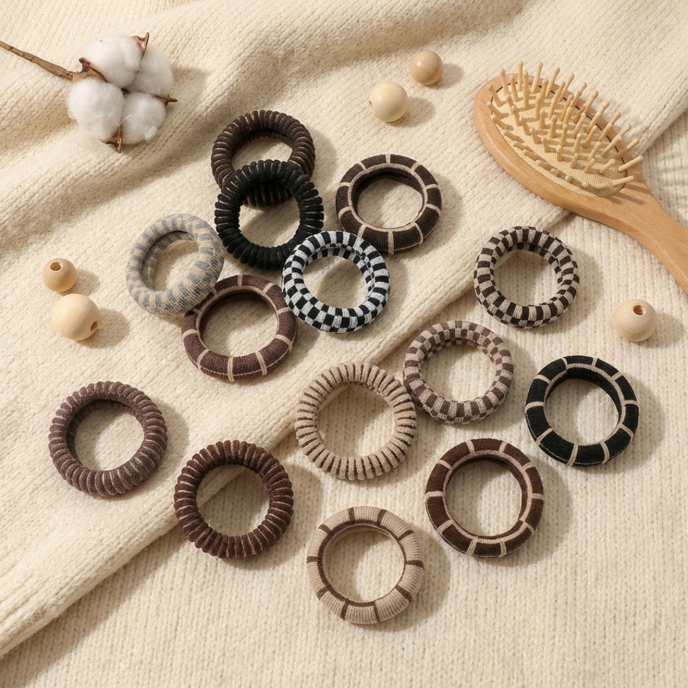 Knitted Lattice Scrunchies