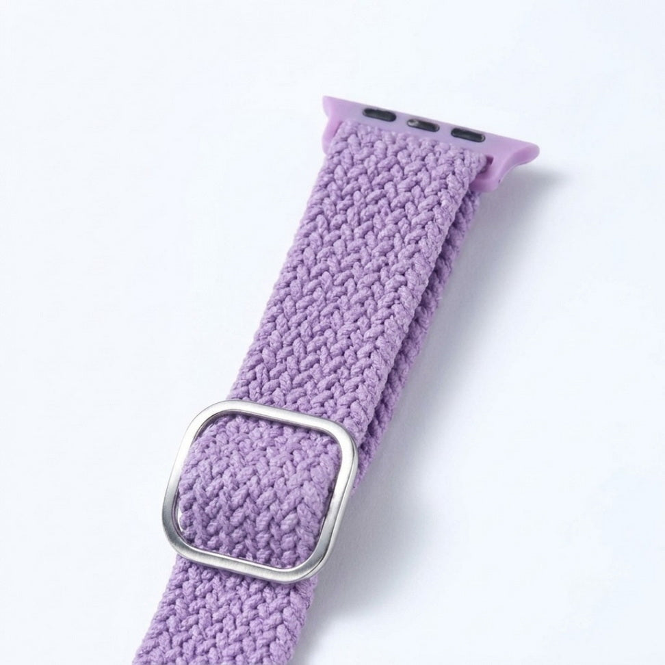 Vibe-Flex Braided Elastic Strap for Apple Watch