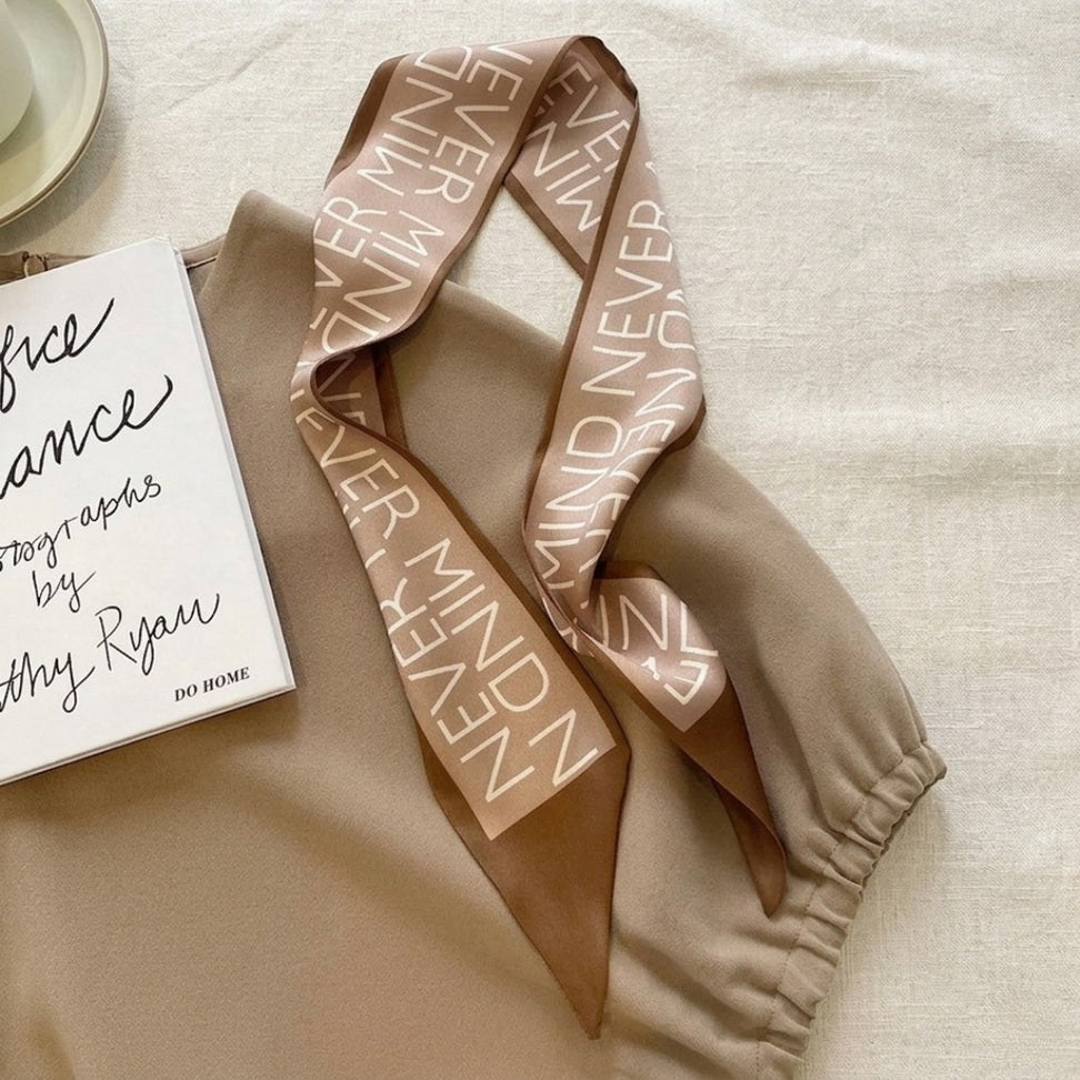 Nude Silk Hair Band