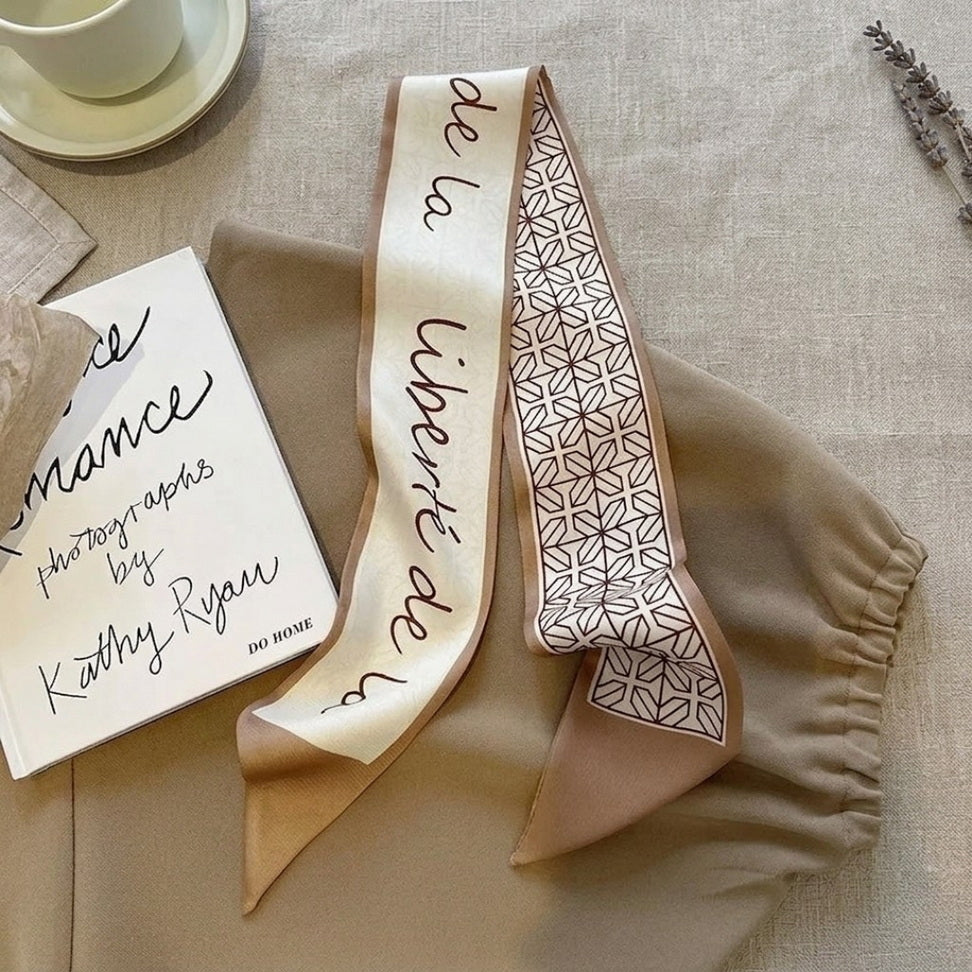 Nude Silk Hair Band
