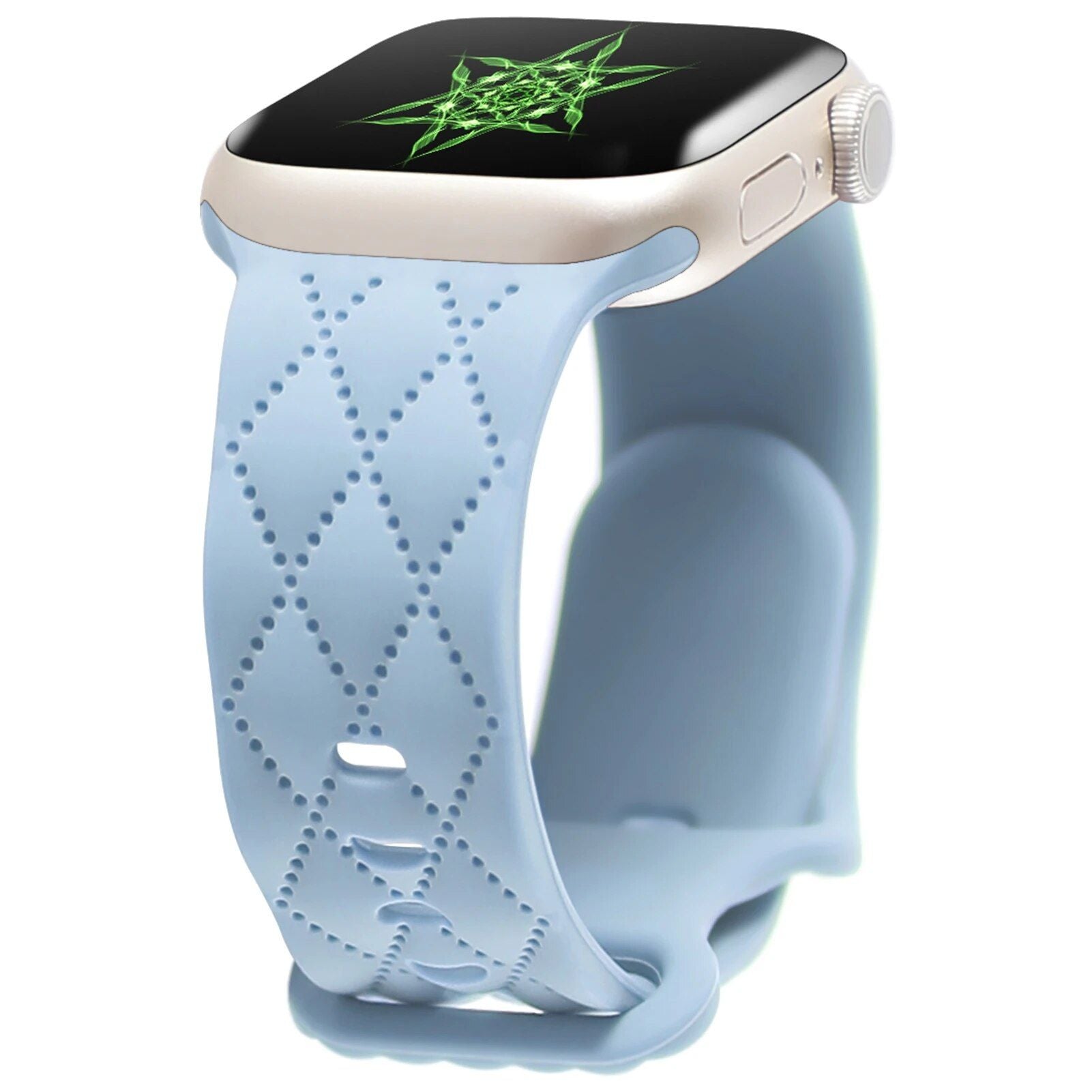 Custom Engraved Silicone Sport Band for Apple Watch