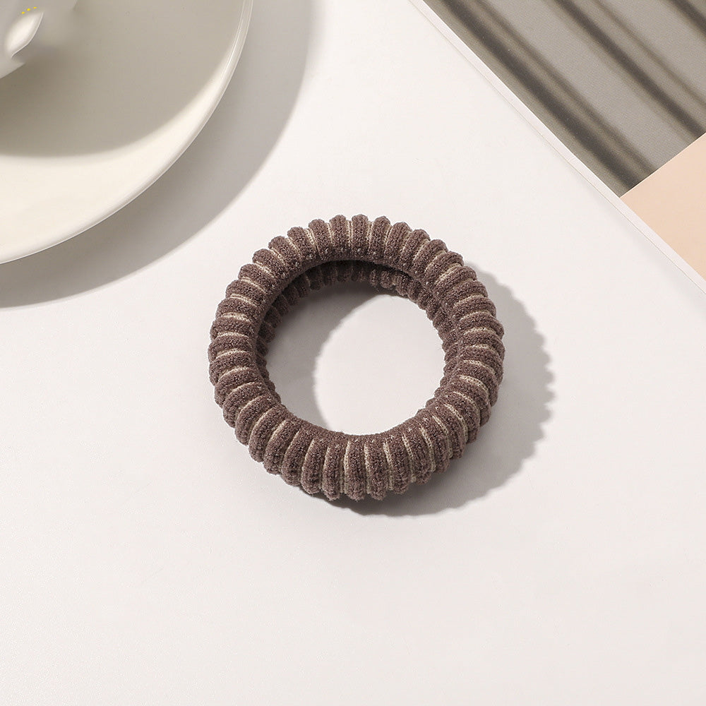 Knitted Lattice Scrunchies