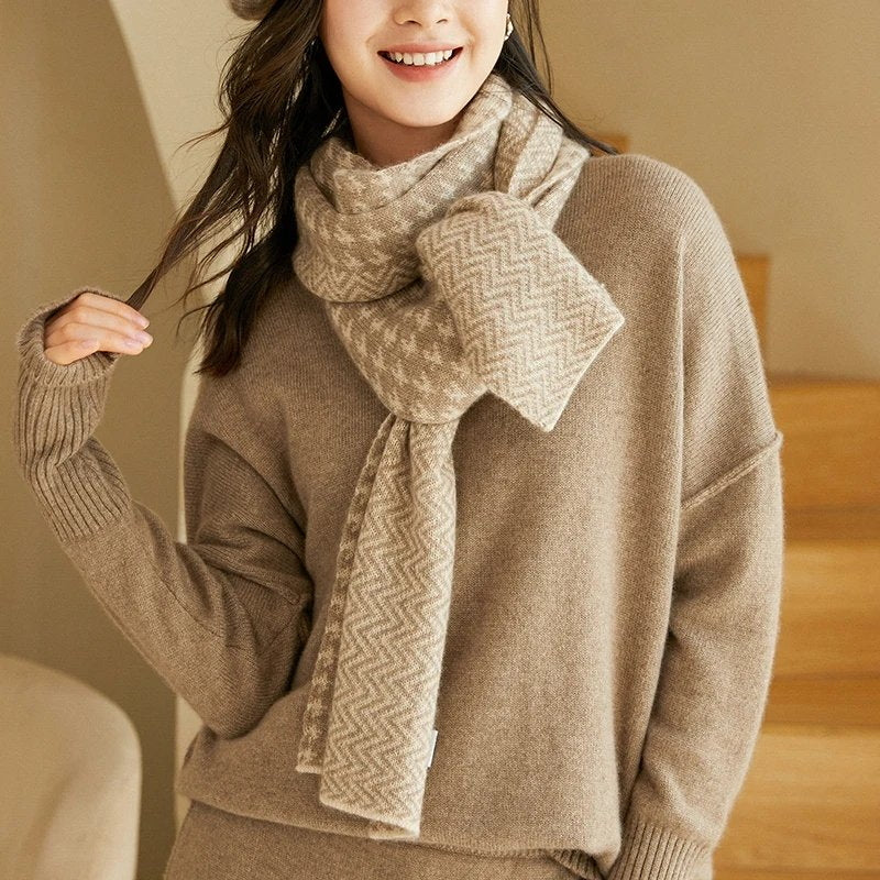 Ultra-Soft 100% Cashmere Winter Scarf