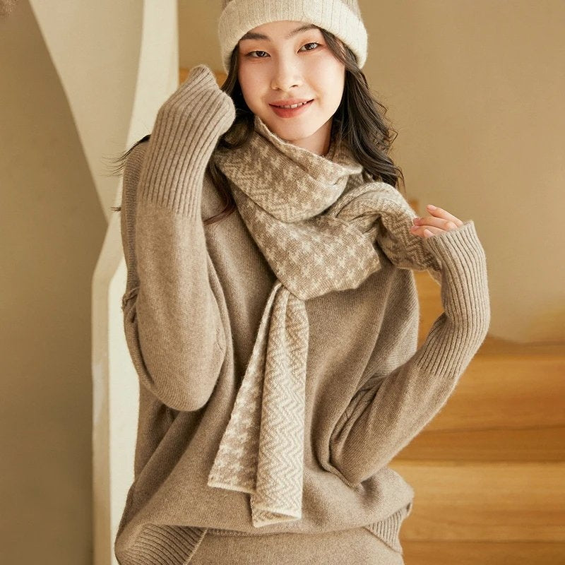 Ultra-Soft 100% Cashmere Winter Scarf