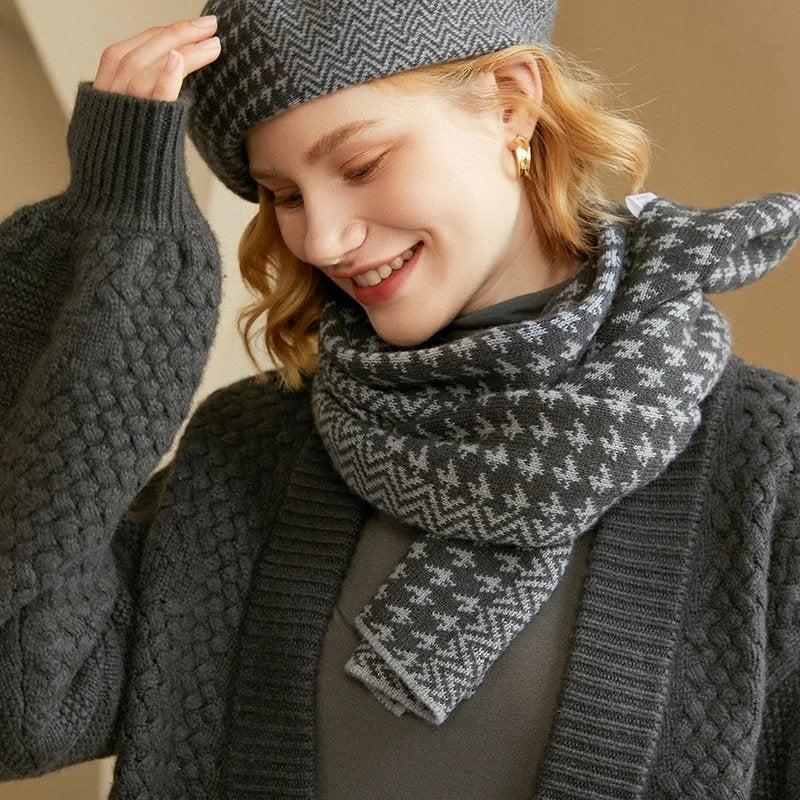 Ultra-Soft 100% Cashmere Winter Scarf