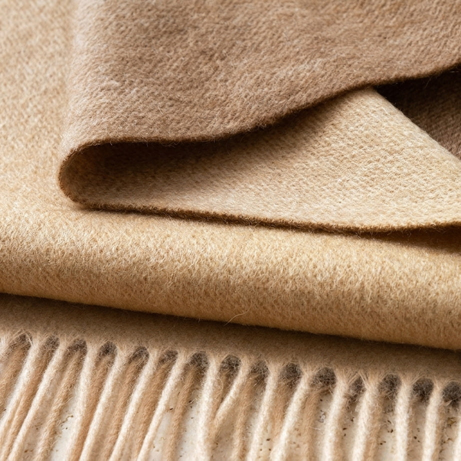 Luxurious Cashmere Tassel Scarf
