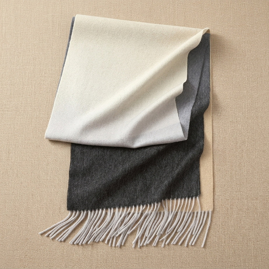 Luxurious Cashmere Tassel Scarf