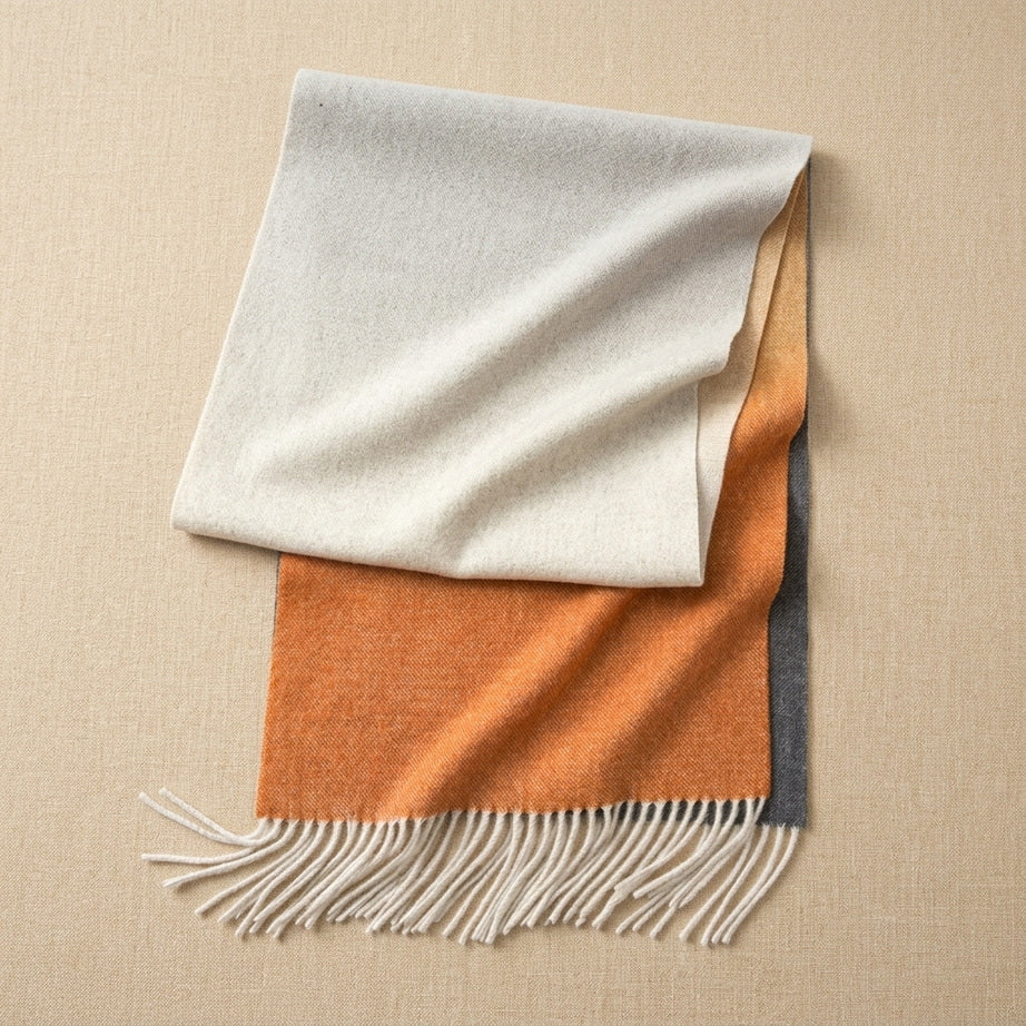 Luxurious Cashmere Tassel Scarf
