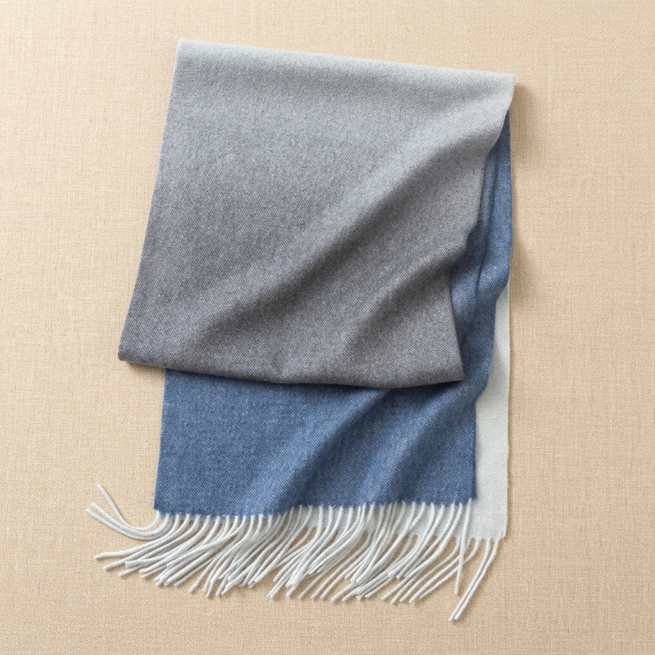 Luxurious Cashmere Tassel Scarf