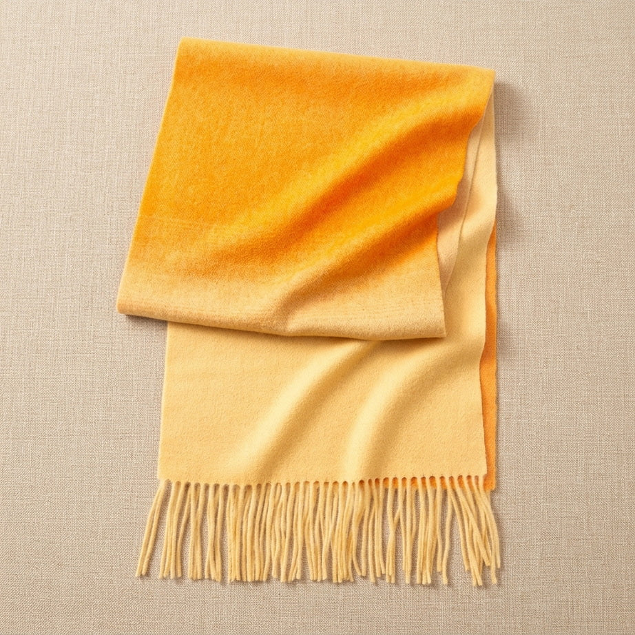 Luxurious Cashmere Tassel Scarf