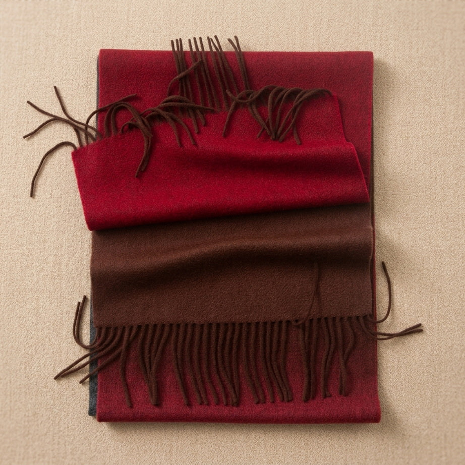 Luxurious Cashmere Tassel Scarf