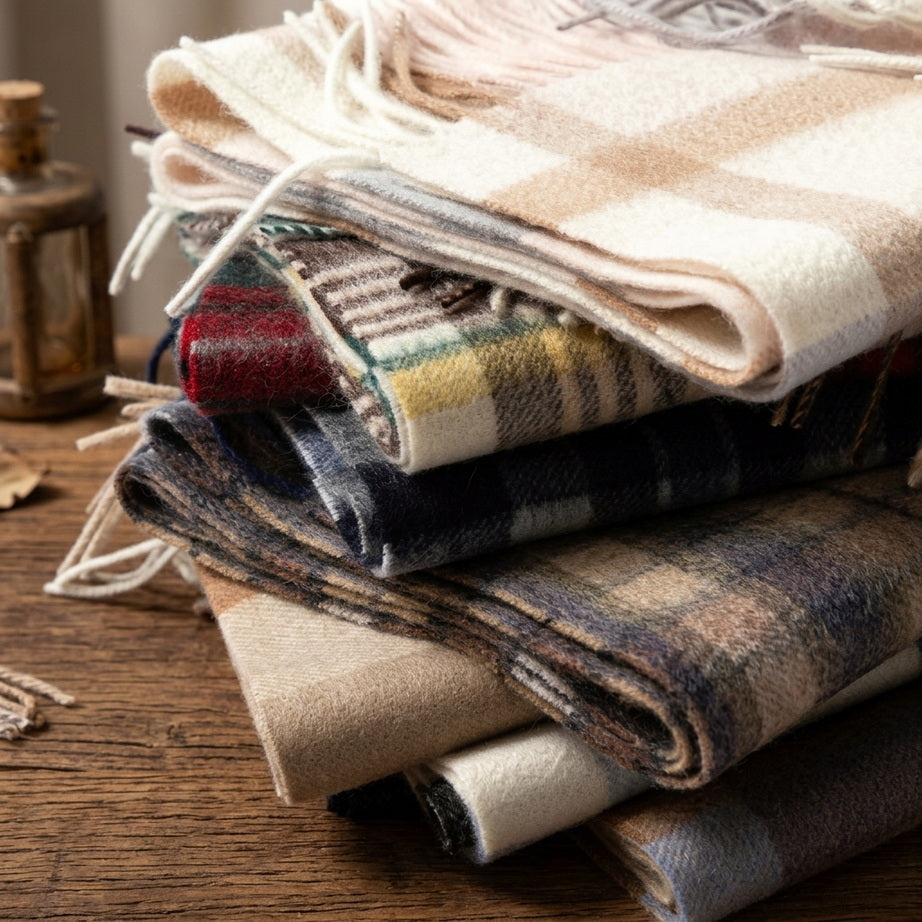 Luxury Cashmere Tassel Scarf