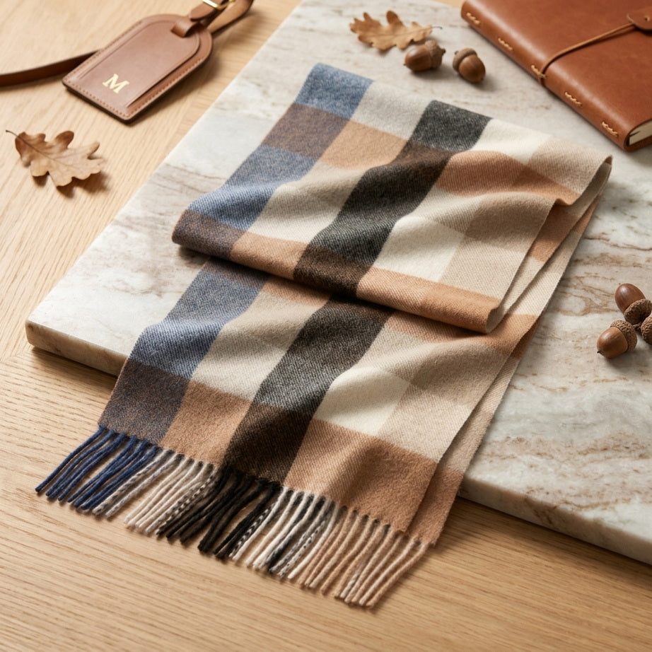 Luxury Cashmere Tassel Scarf