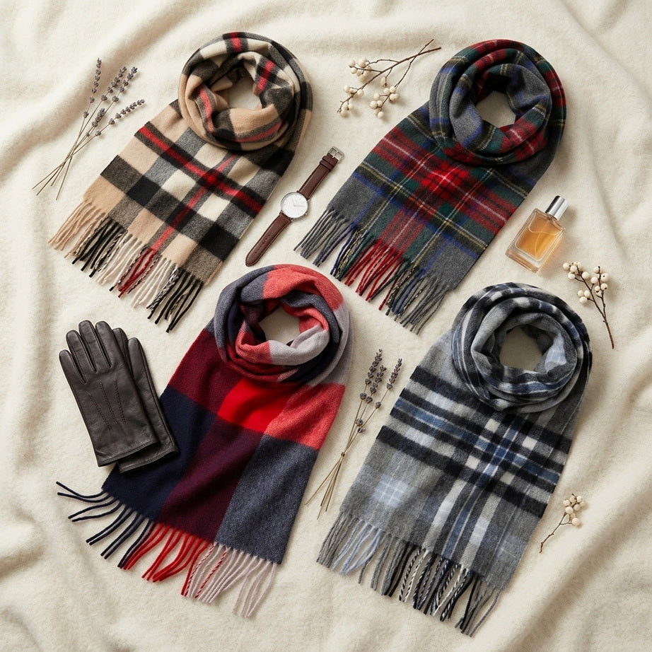 Luxury Cashmere Tassel Scarf