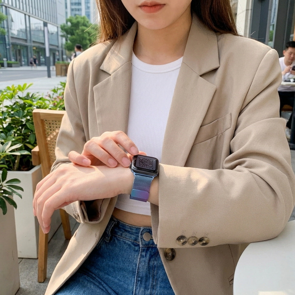 Magnetic Milanese Loop Strap for Apple Watch