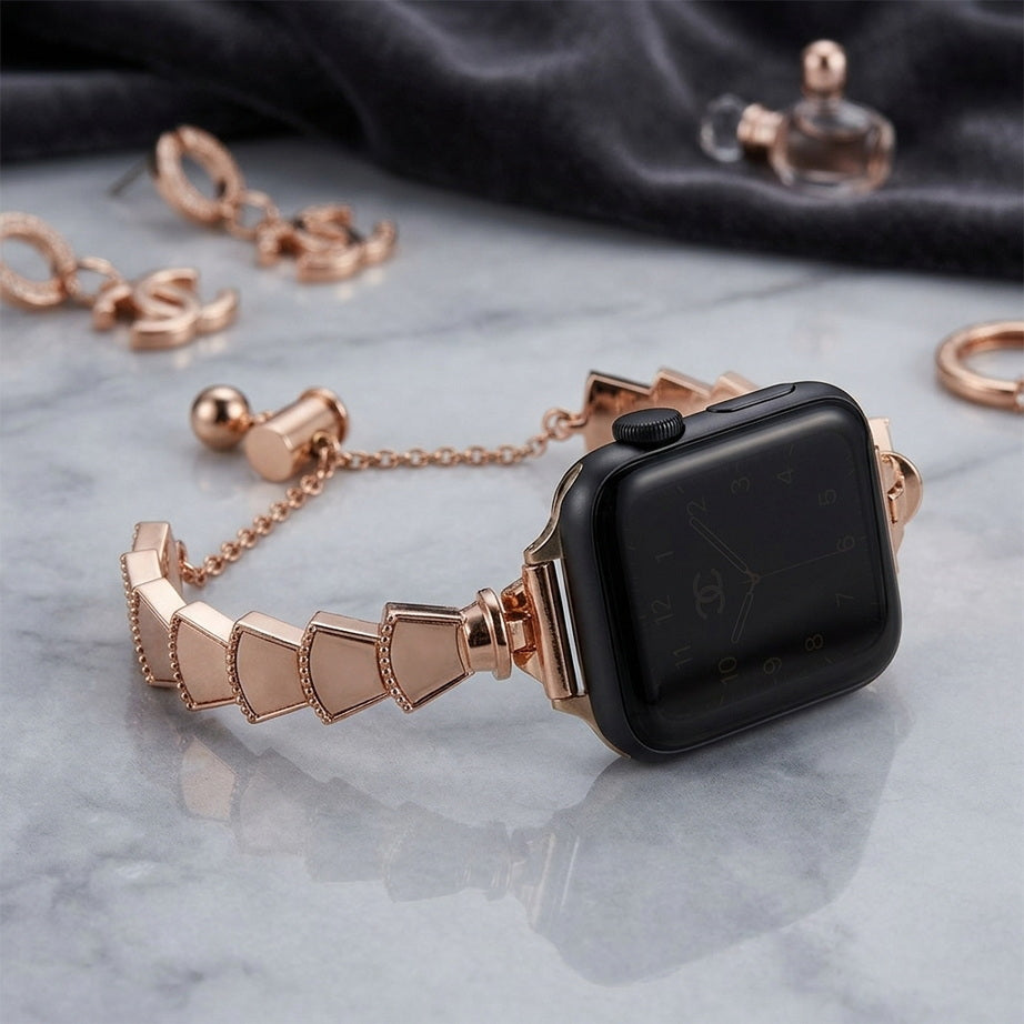 Luxury Metal Apple Watch Bracelet Strap