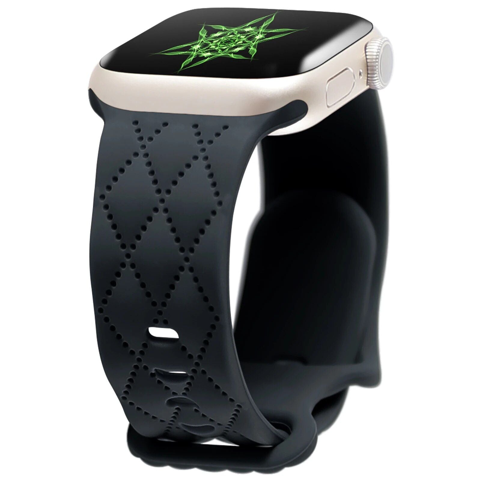 Custom Engraved Silicone Sport Band for Apple Watch