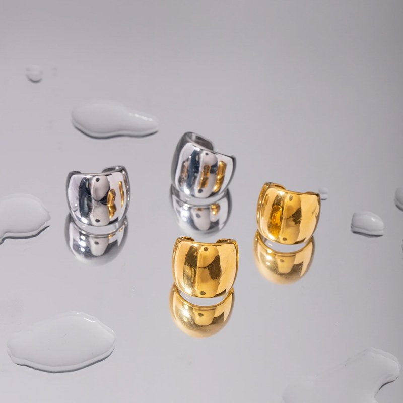 Minimalist Stainless Steel Ear Clips for Effortless Style