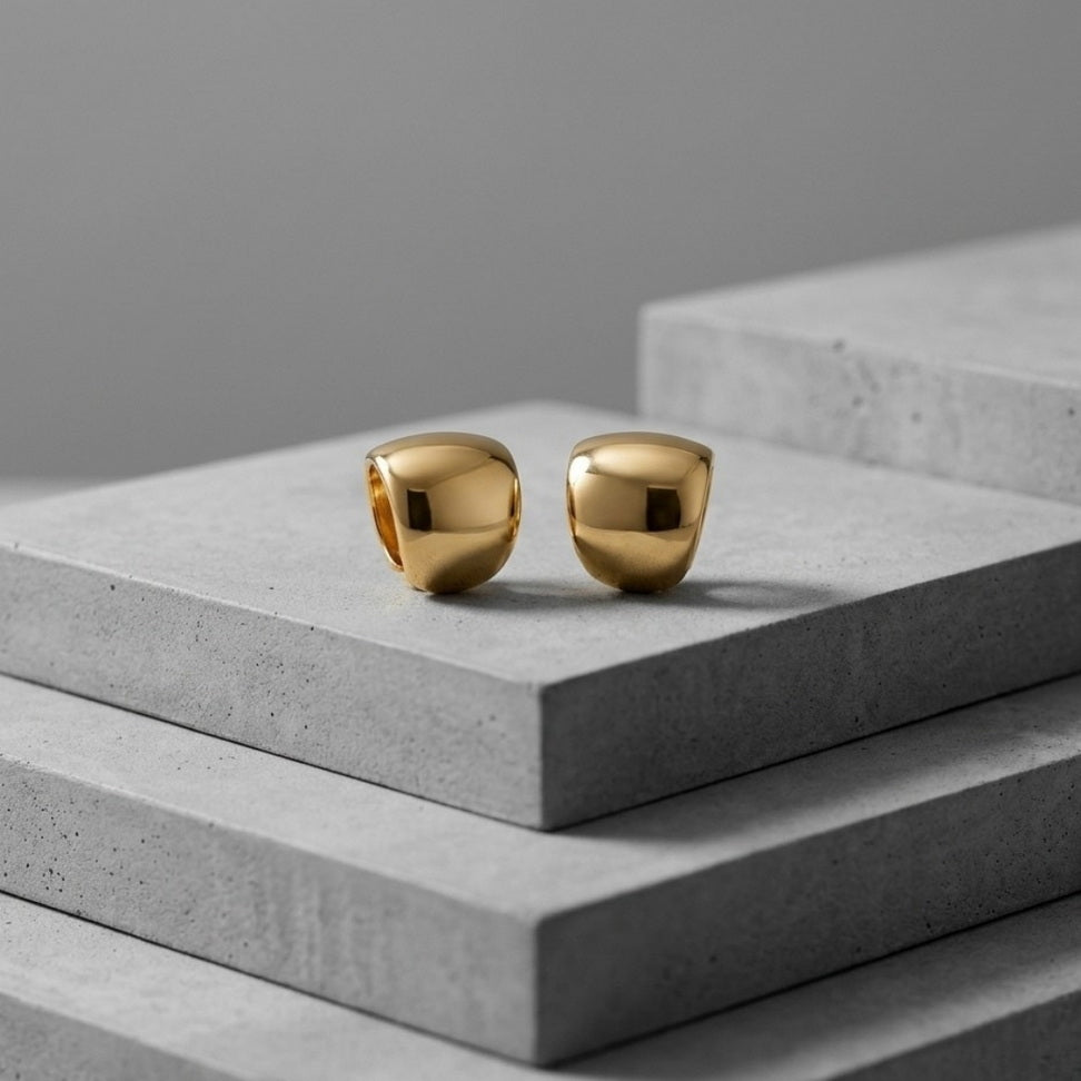 Minimalist Stainless Steel Ear Clips for Effortless Style