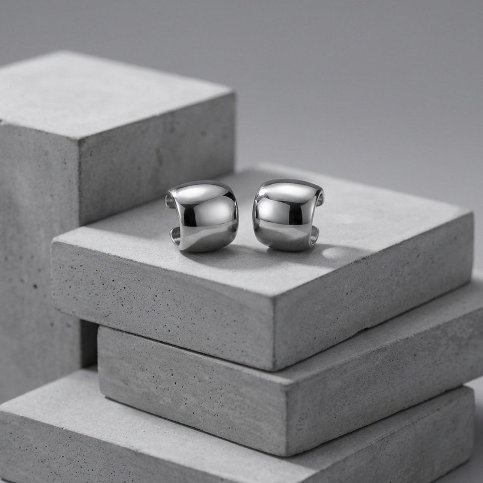 Minimalist Stainless Steel Ear Clips for Effortless Style