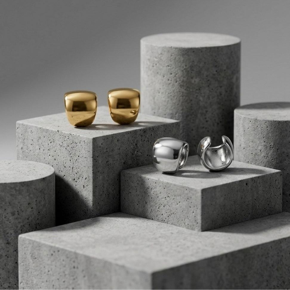 Minimalist Stainless Steel Ear Clips for Effortless Style