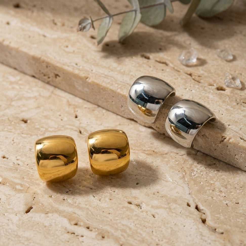 Minimalist Stainless Steel Ear Clips for Effortless Style