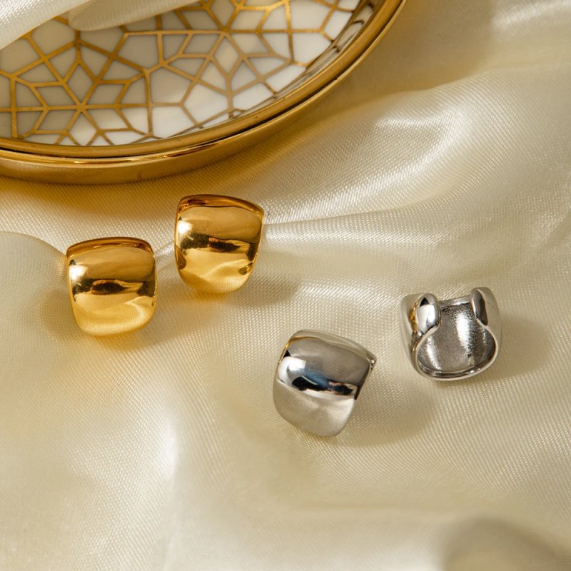 Minimalist Stainless Steel Ear Clips for Effortless Style