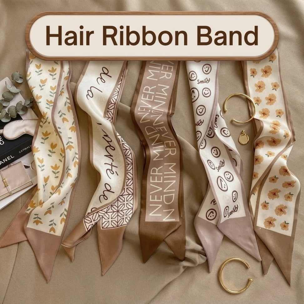 Nude Silk Hair Band