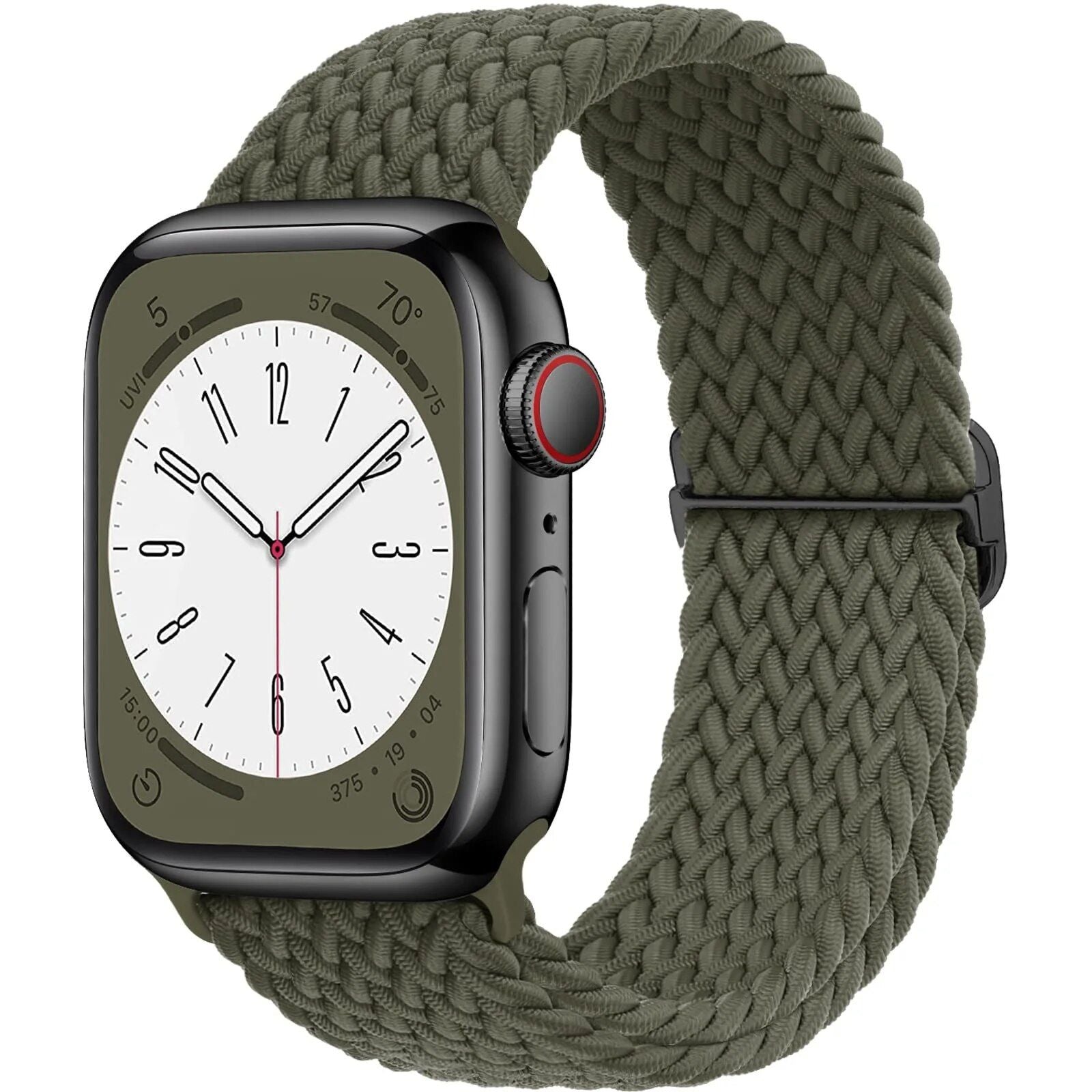 Stretchy Braided Solo Loop Strap for Apple Watch