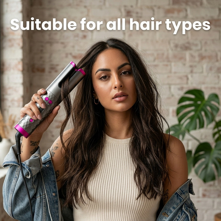 Portable Ceramic Hair Curler