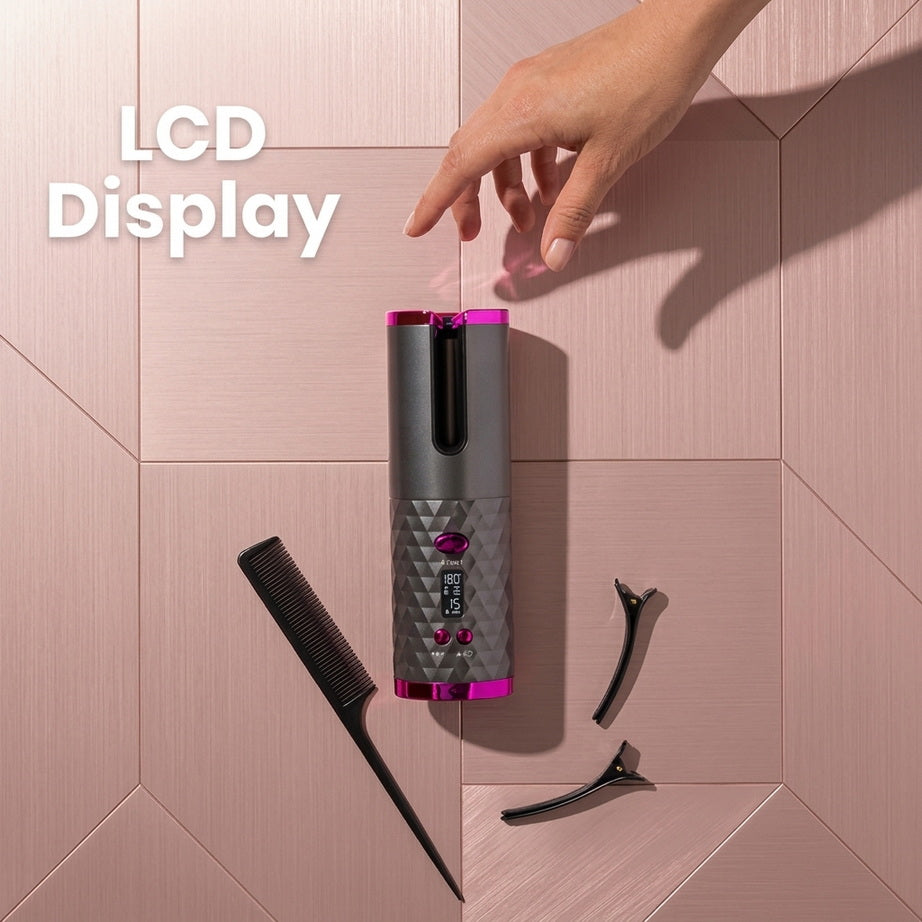 Portable Ceramic Hair Curler