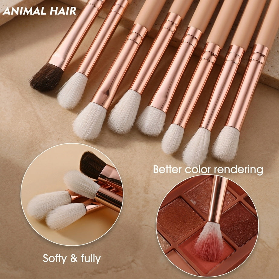 Pink Makeup Brush Set for Flawless Glam