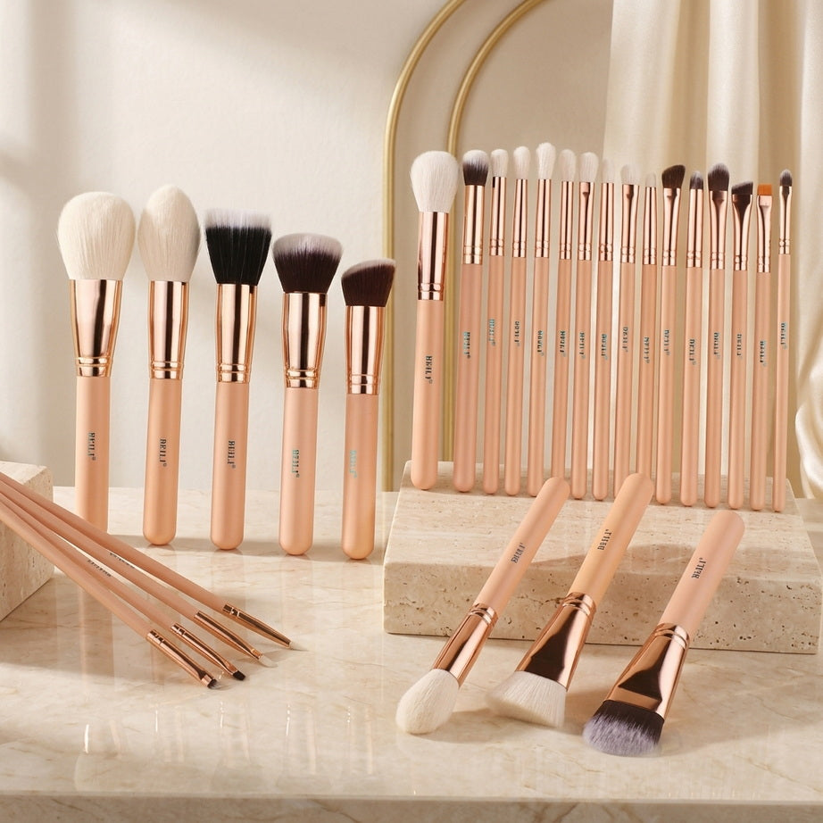 Pink Makeup Brush Set for Flawless Glam