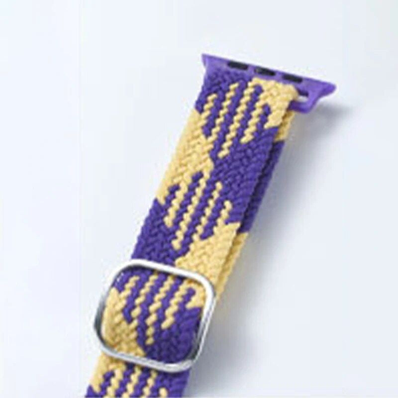 Vibe-Flex Braided Elastic Strap for Apple Watch