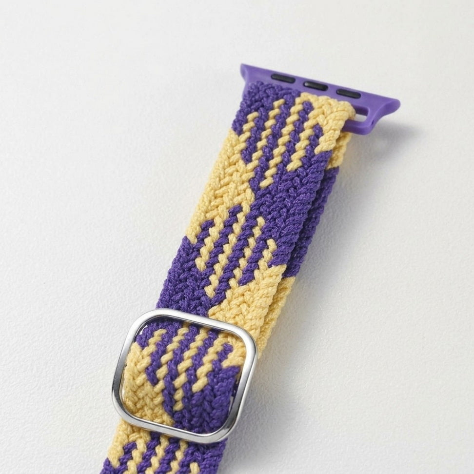 Vibe-Flex Braided Elastic Strap for Apple Watch