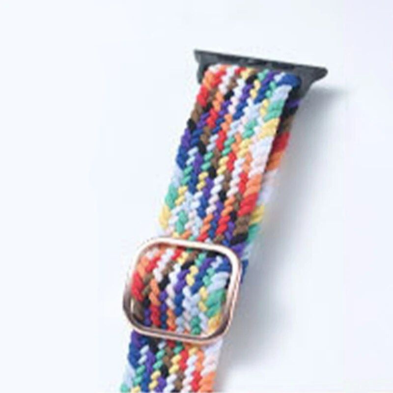 Vibe-Flex Braided Elastic Strap for Apple Watch