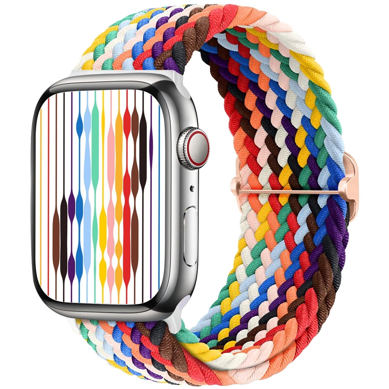 Stretchy Braided Solo Loop Strap for Apple Watch