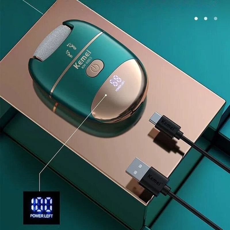 Electric Foot File – Smooth, Recharge & Glow