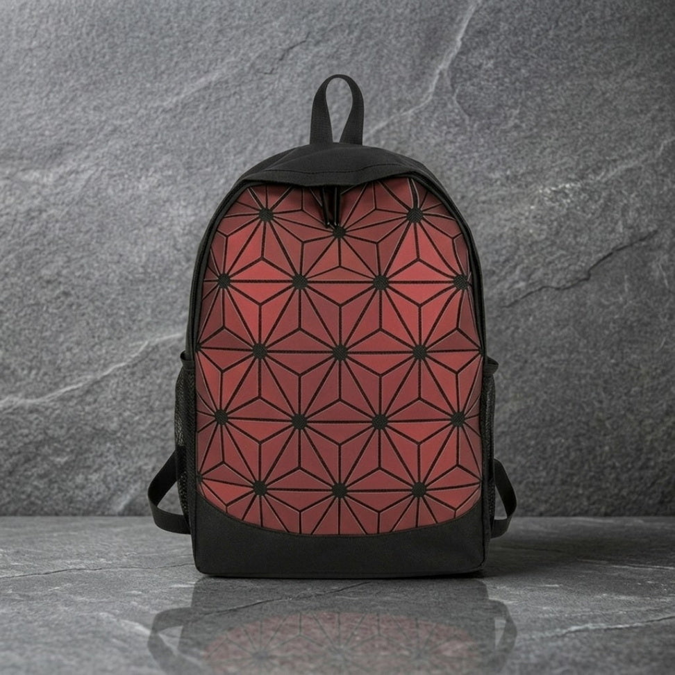 Geometric Canvas Backpack – Everyday Cool