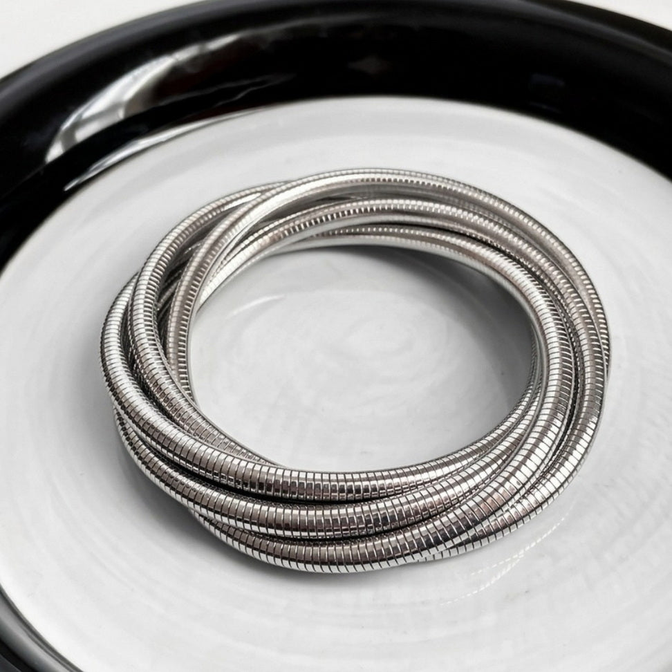 Punk Geometric Bangle for Bold Trendsetters