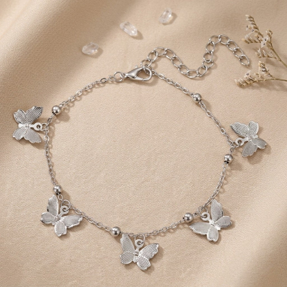 Boho Butterfly Anklet