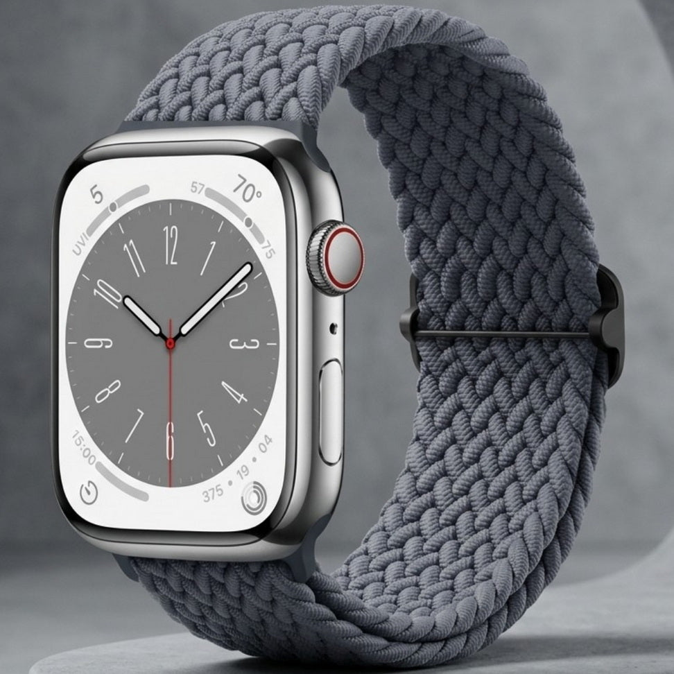 Stretchy Braided Solo Loop Strap for Apple Watch