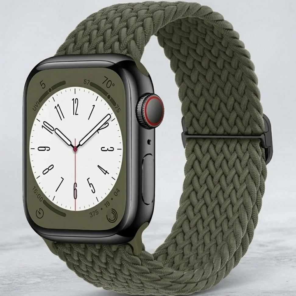 Stretchy Braided Solo Loop Strap for Apple Watch