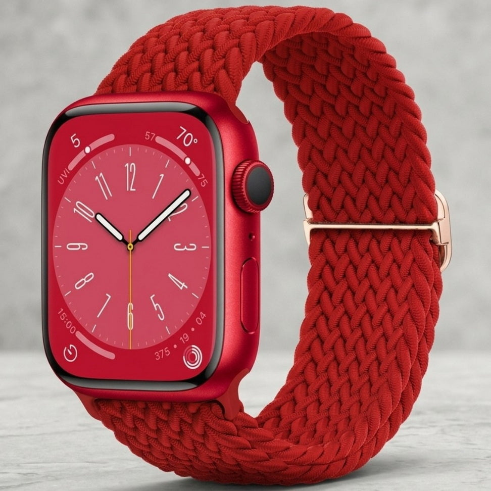 Stretchy Braided Solo Loop Strap for Apple Watch