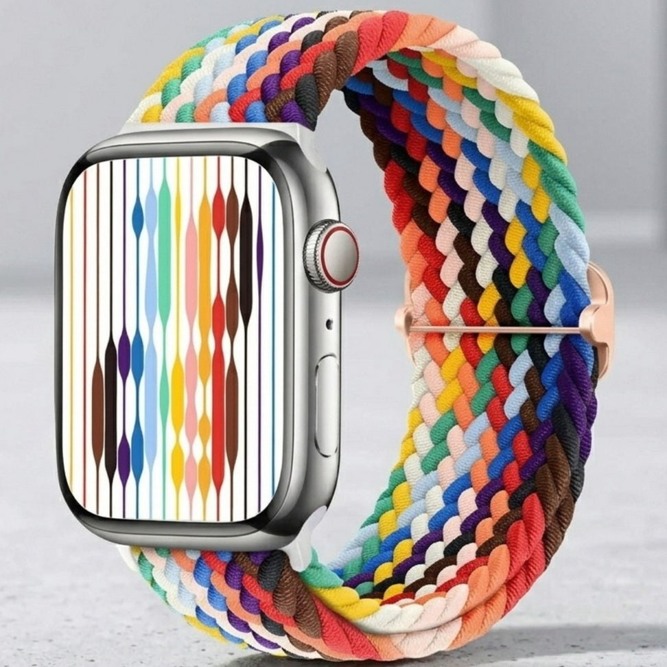Stretchy Braided Solo Loop Strap for Apple Watch