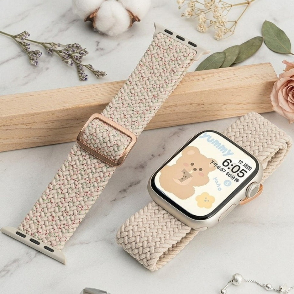 Stretchy Braided Solo Loop Strap for Apple Watch