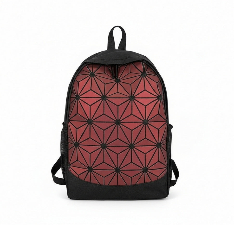 Geometric Canvas Backpack – Everyday Cool